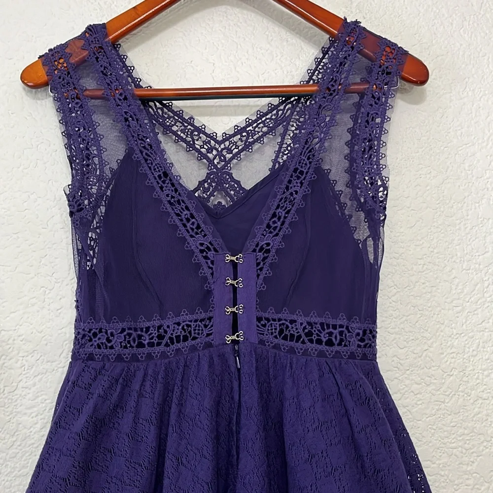 Free People Lace Mini Dress